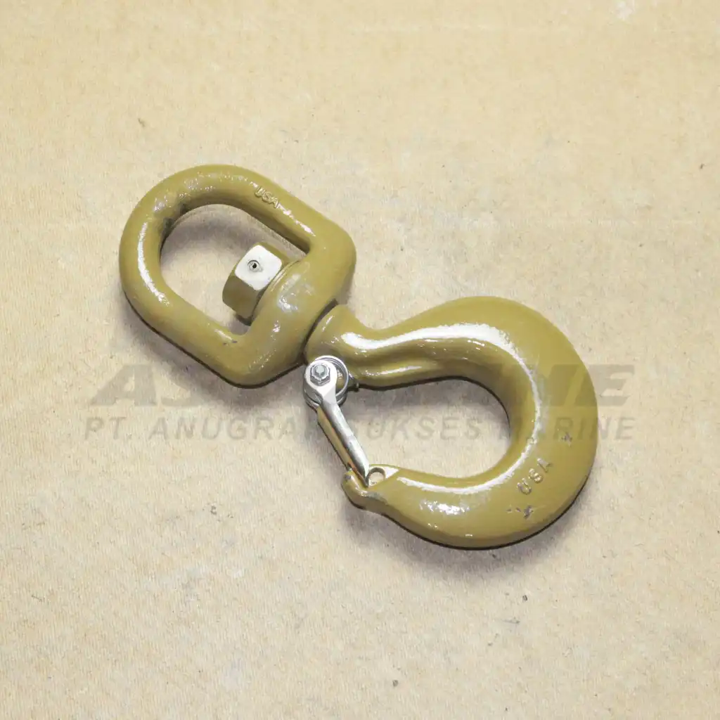 Kait / Gancu / Hook Swivel Crosby L322AN With Latch Kit 5 Ton